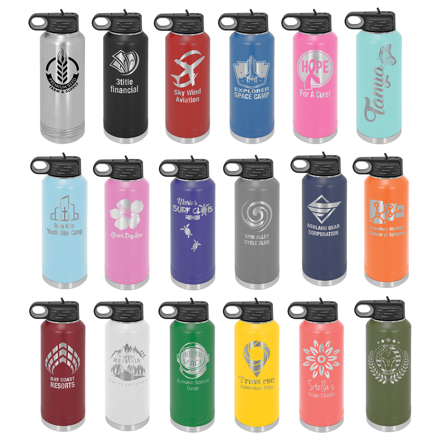 40 oz Water Bottles