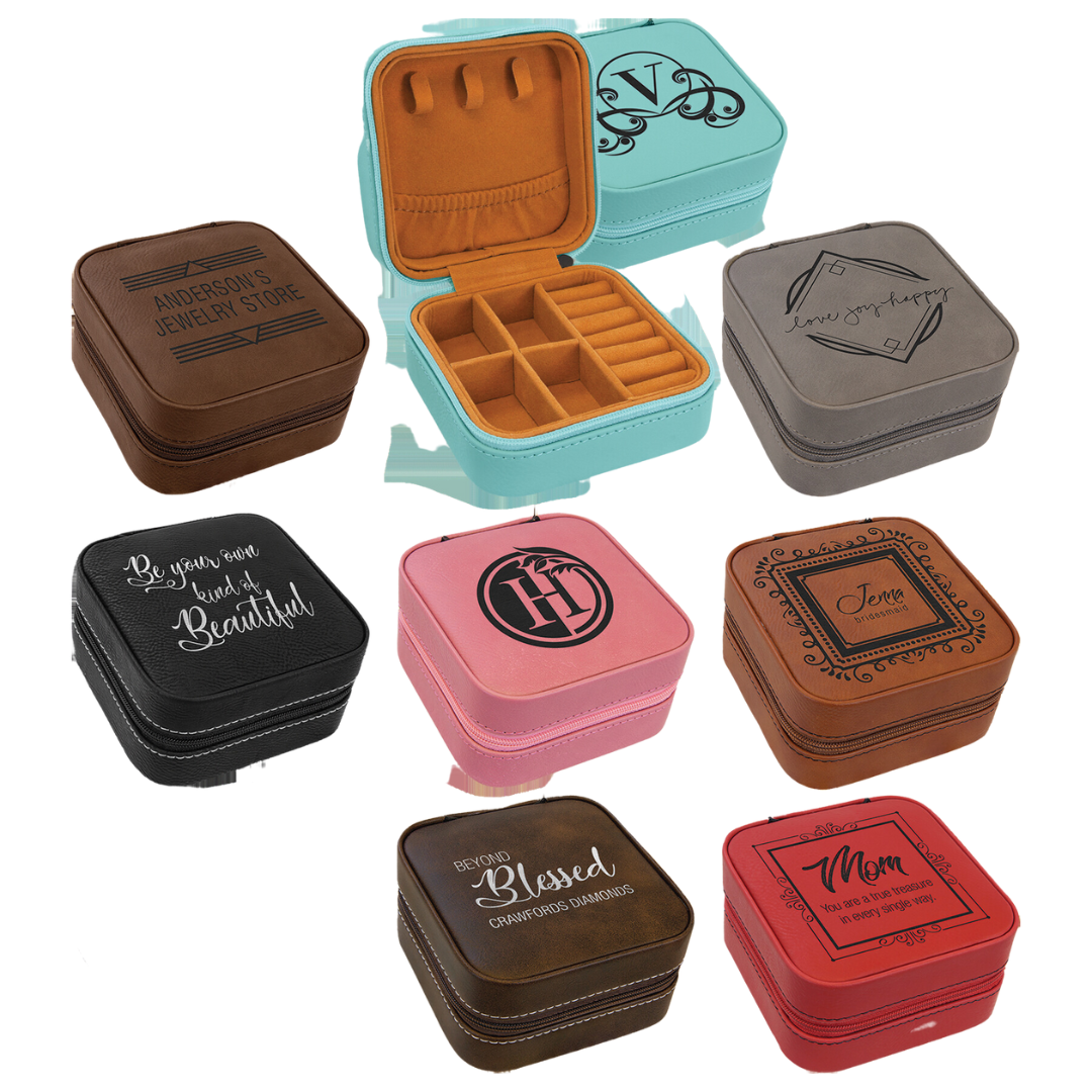 Leatherette Travel Jewelry Boxes