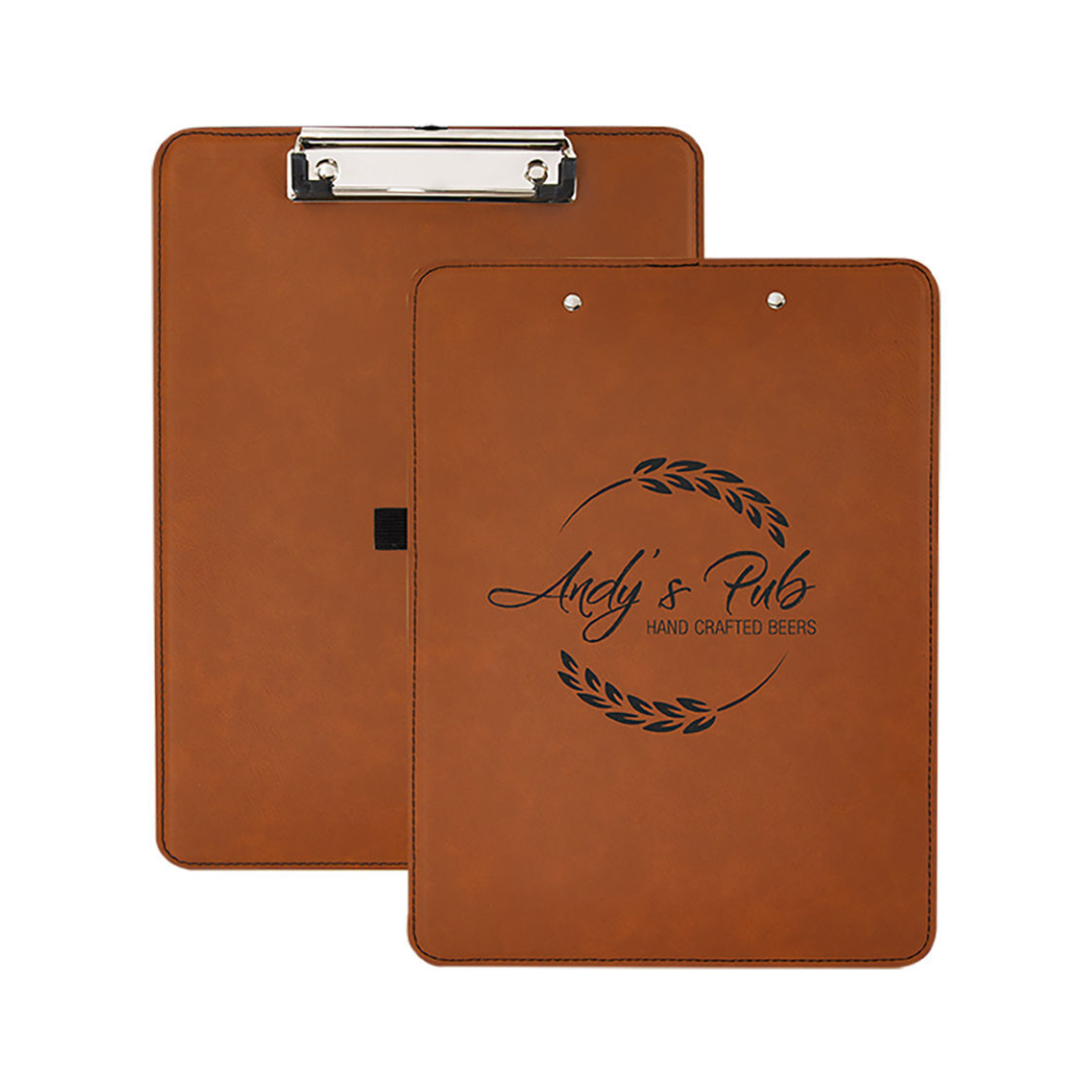 Leatherette clipboard