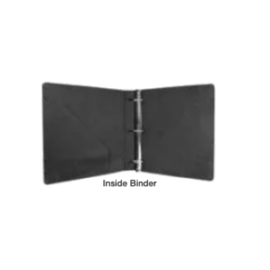 Leatherette 3 ring binder