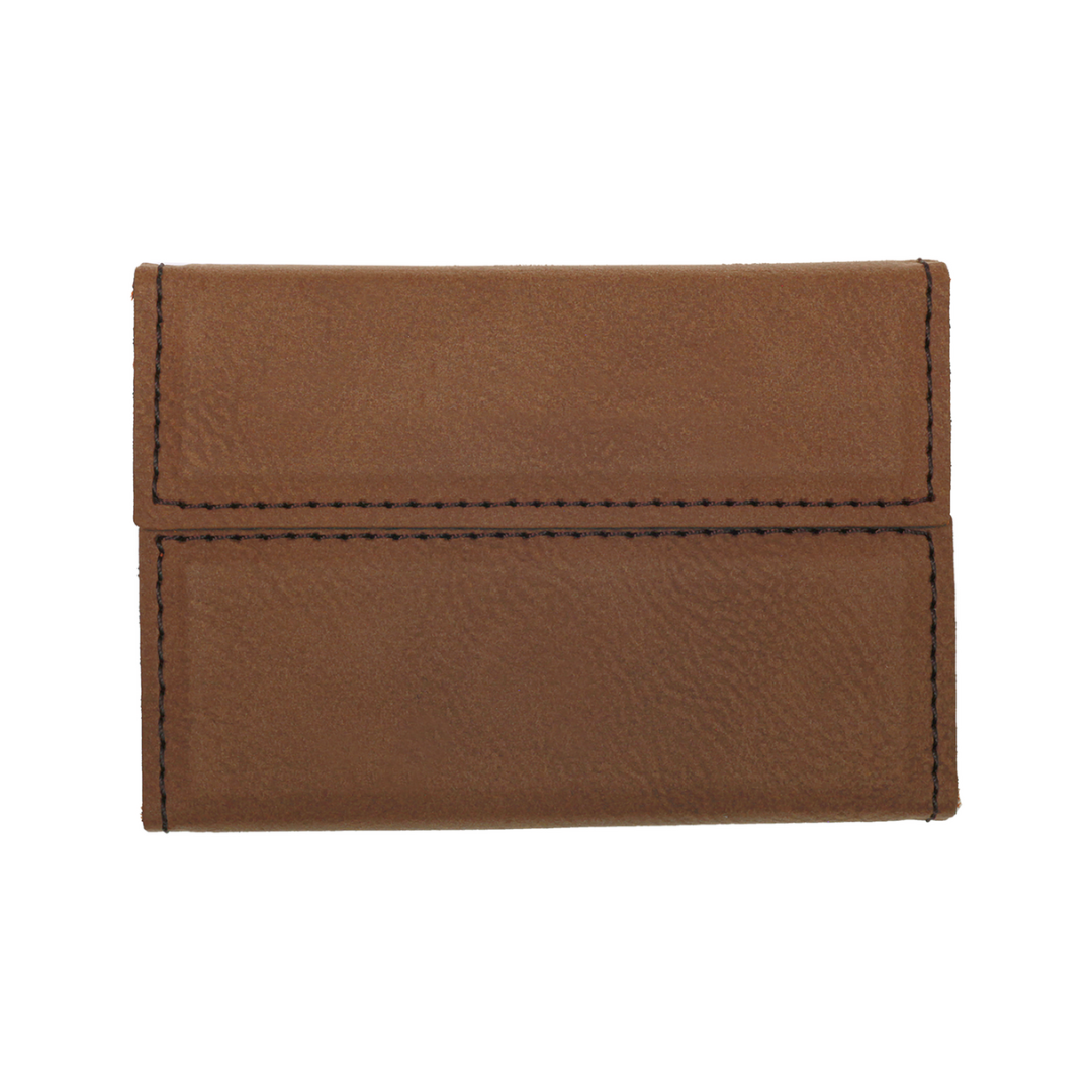 Leatherette Hard Card Case with Magnetic Closure