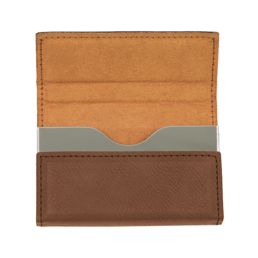 Leatherette Hard Card Case with Magnetic Closure