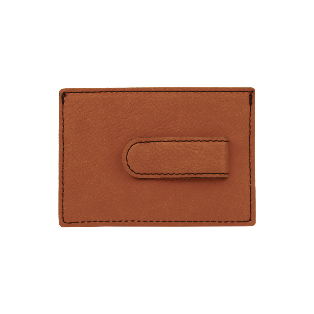 Leatherette Wallet Clip