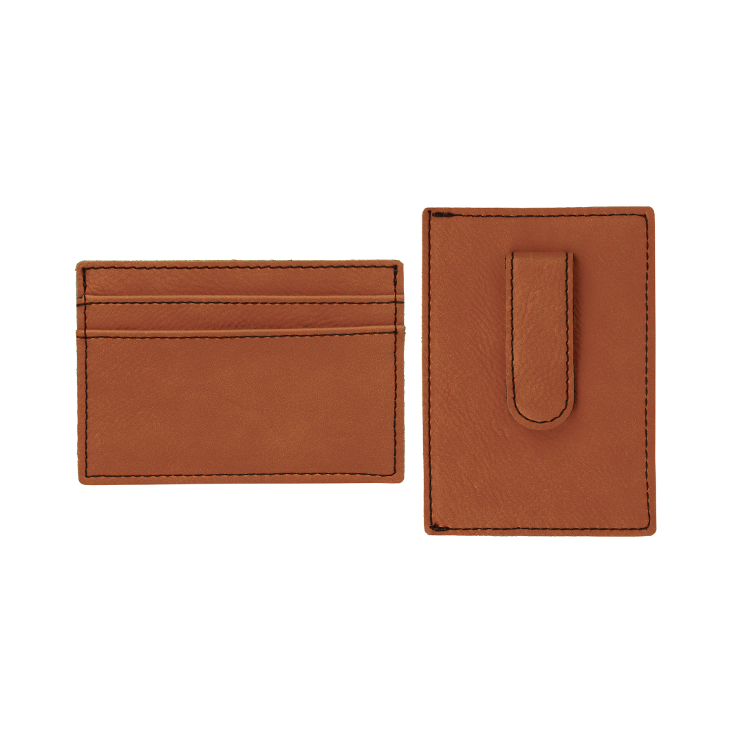 Leatherette Wallet Clip