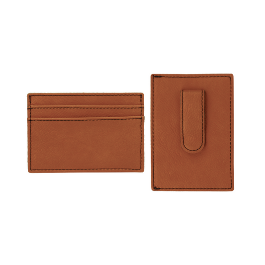 Leatherette Wallet Clip