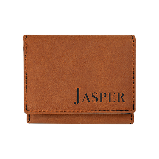 Leatherette Trifold Wallet