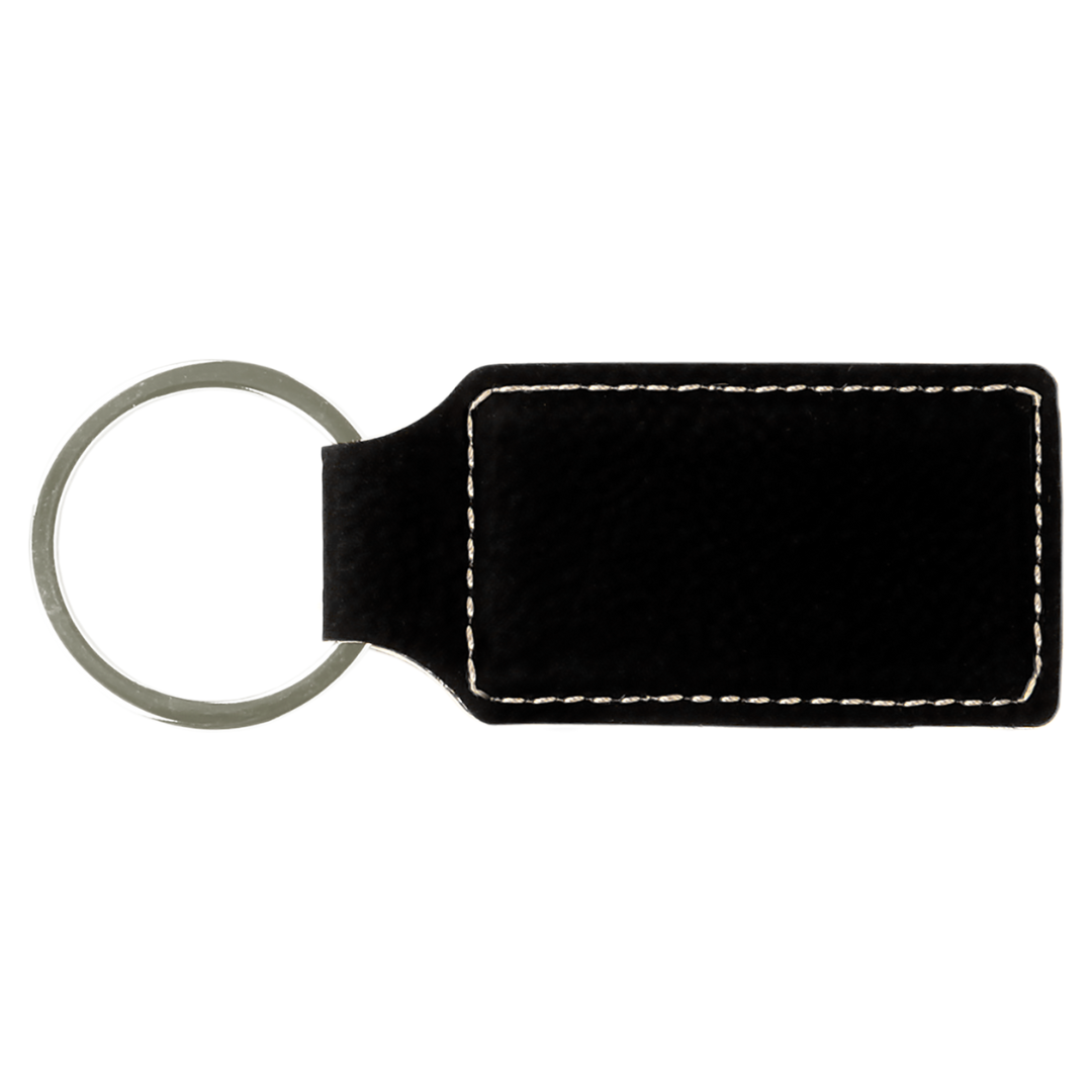 Leatherette & Cork Keychains