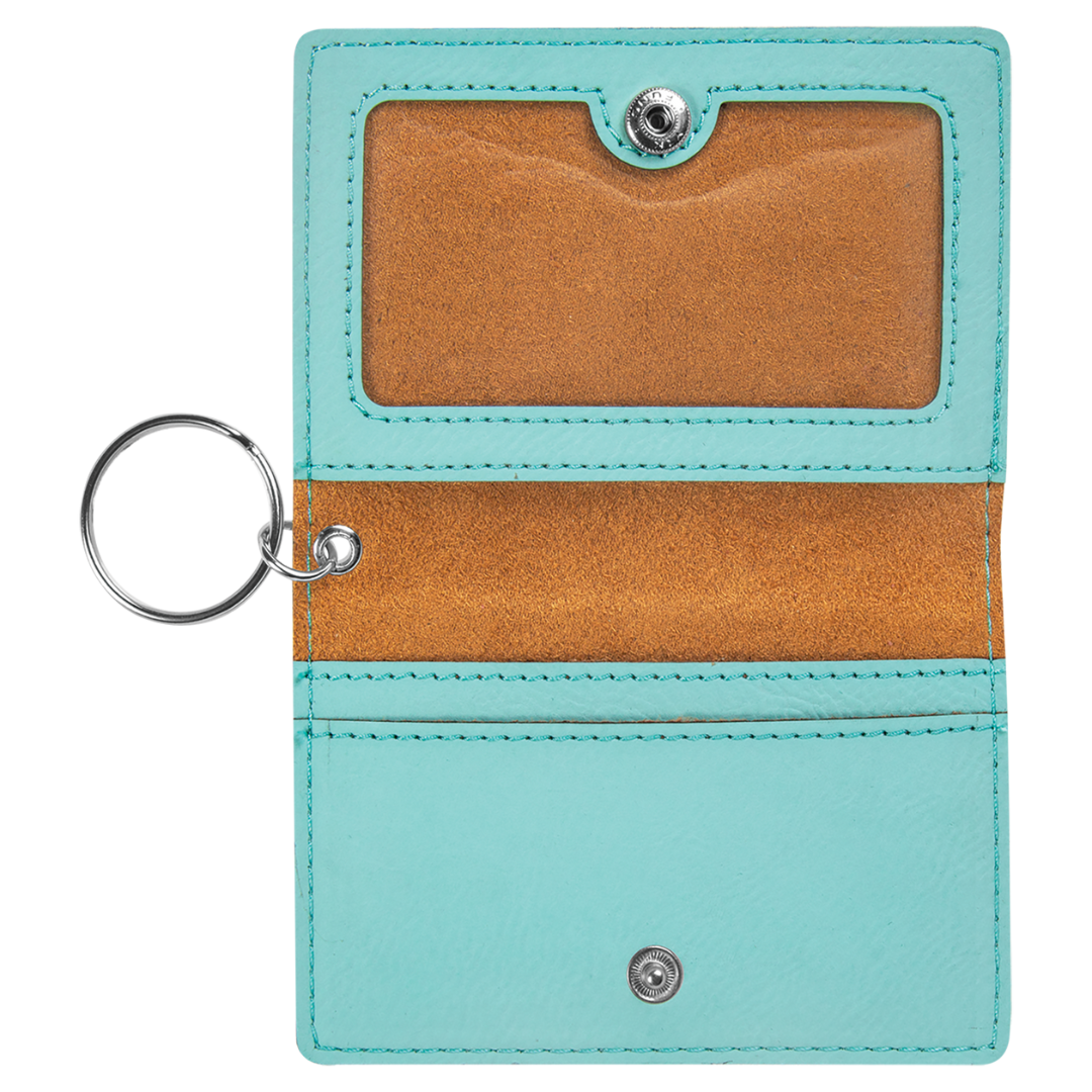 Leather Id Holder Keychains