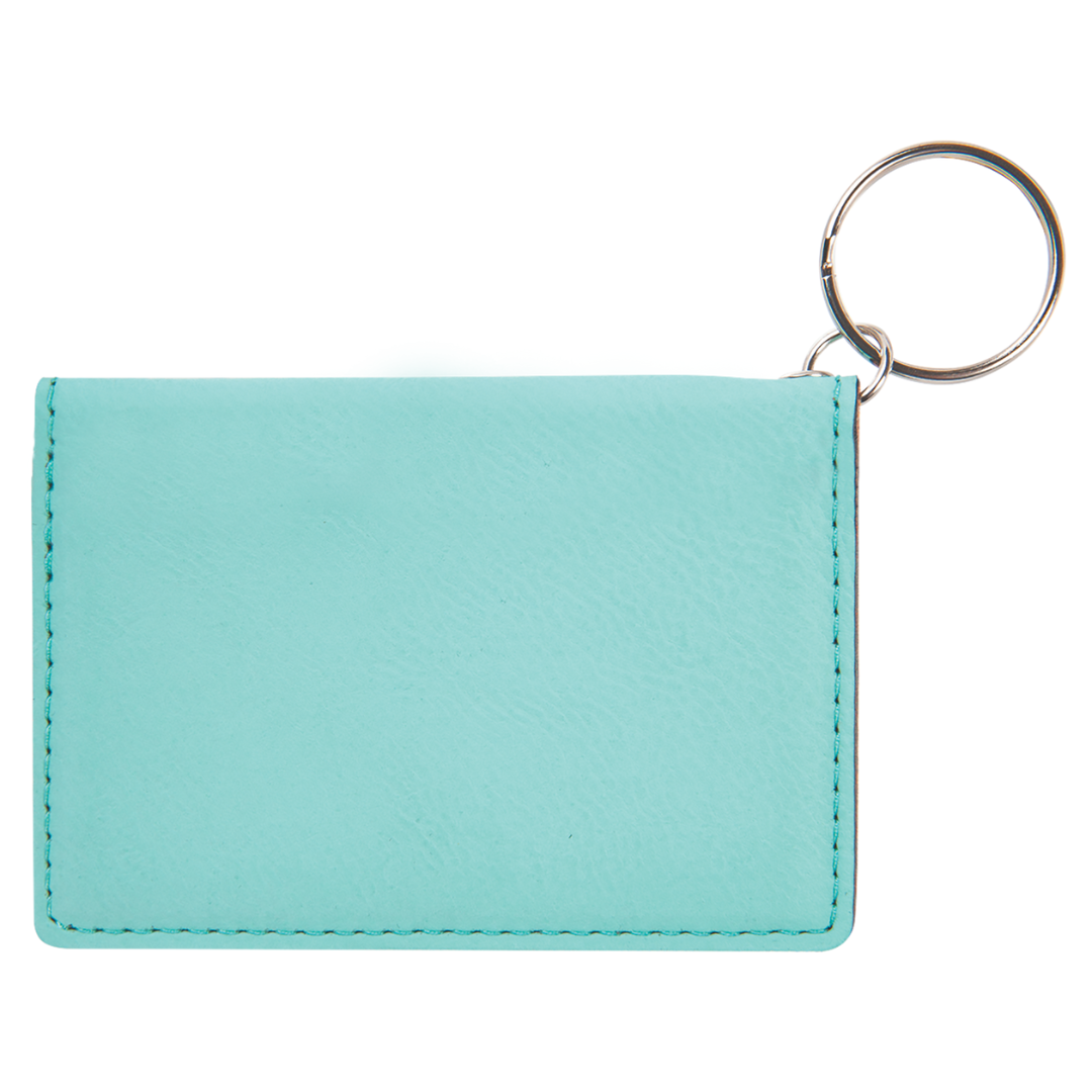 Leather Id Holder Keychains