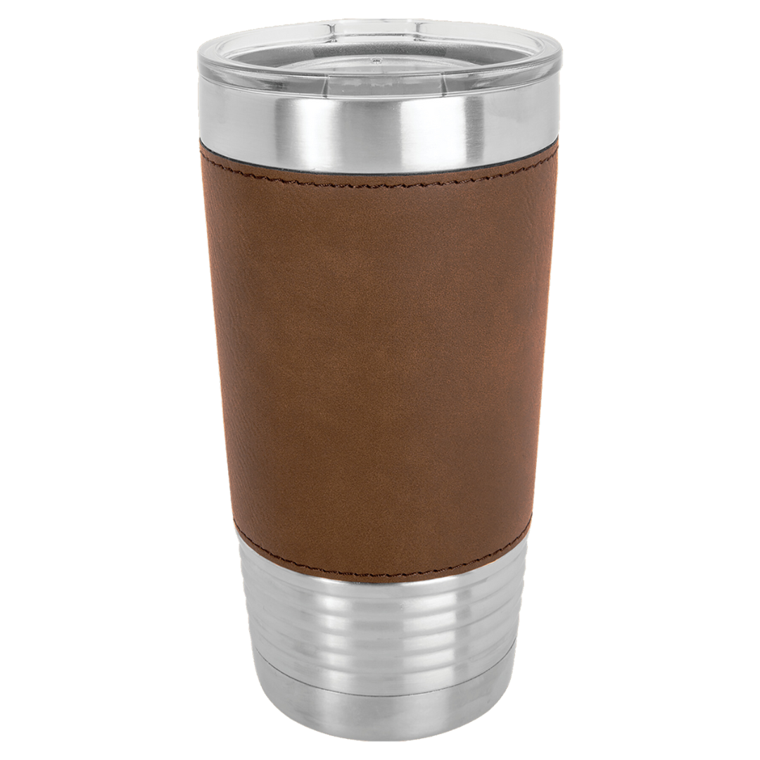 20 oz Leatherette Tumbler