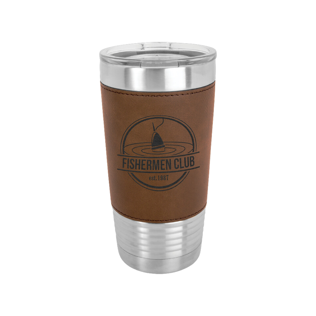 20 oz Leatherette Tumbler