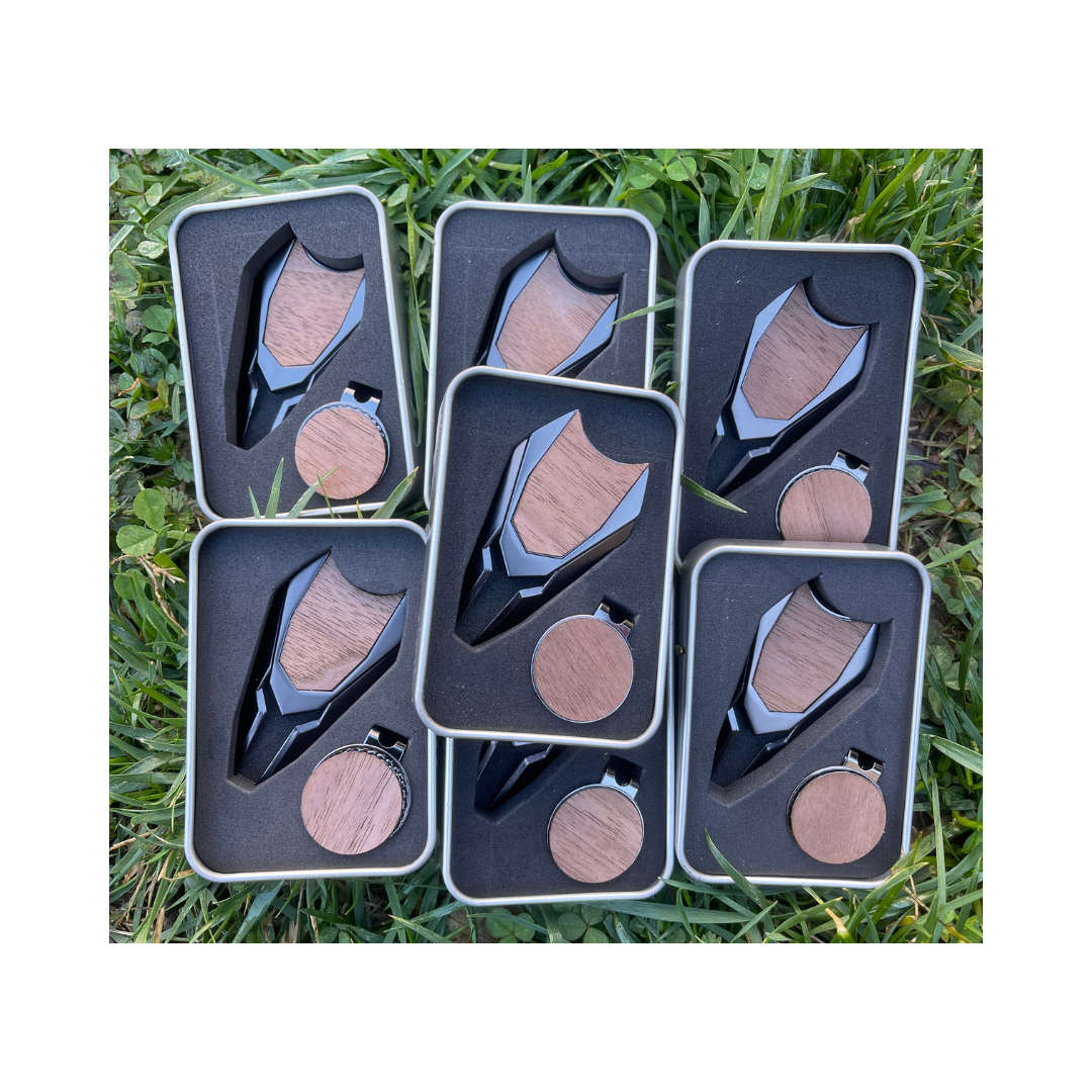 Golf Divot & Hat Marker Set