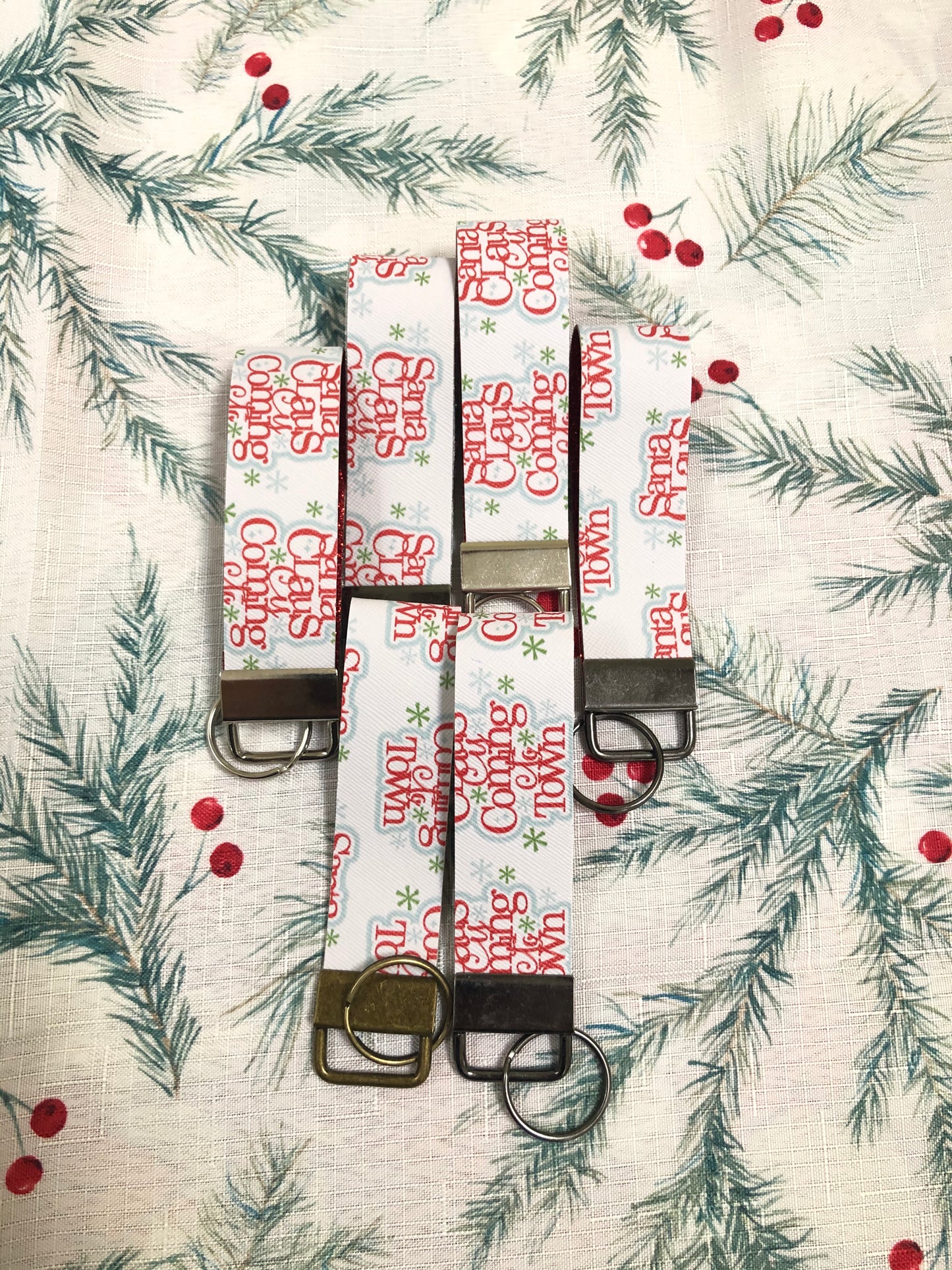 Leatherette Key Fobs - Christmas & Fall Themed