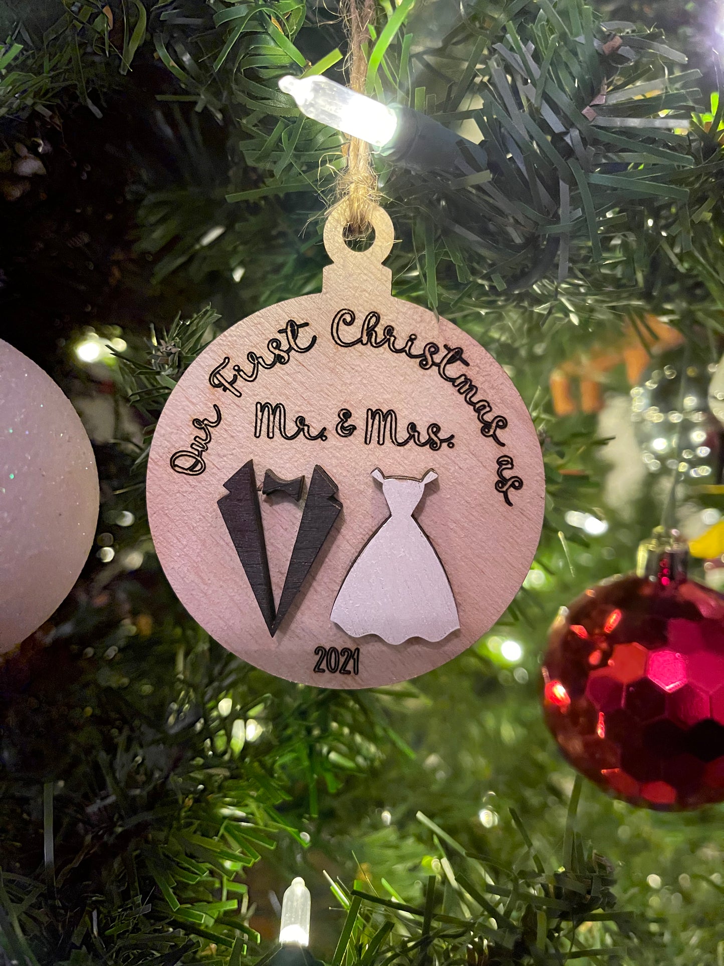 Ornament - Milestones - First Christmas, Married, Engaged, New Home