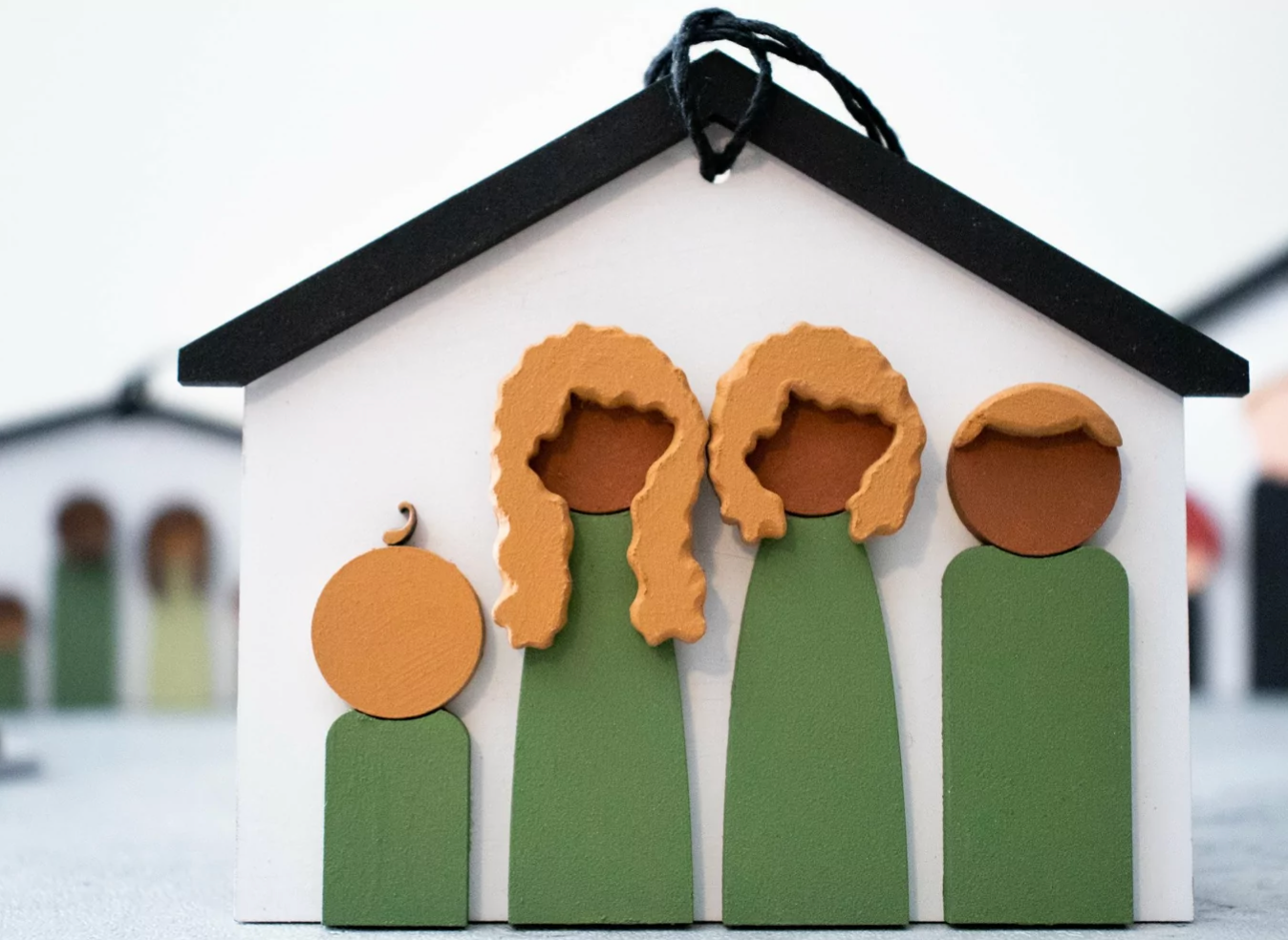 Ornament - Peg Family