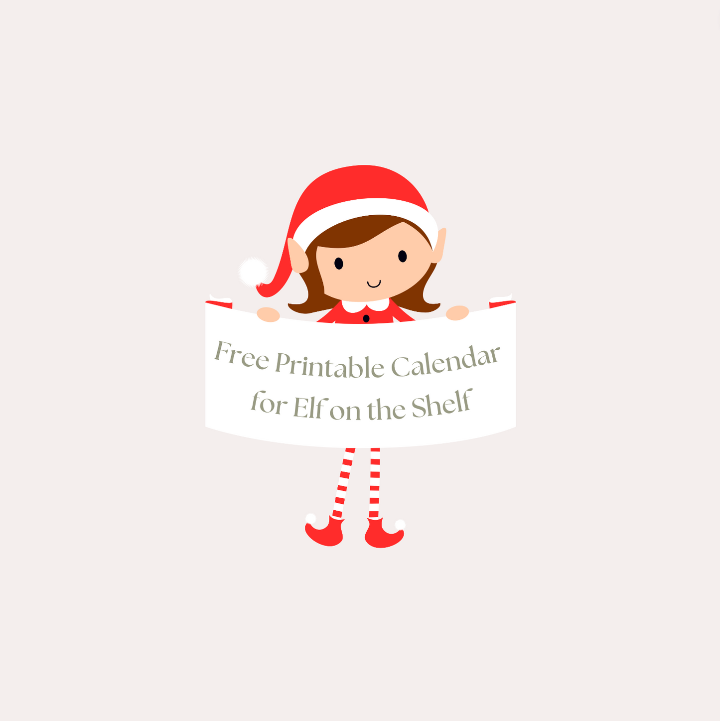 Elf on the Shelf Free Printable!