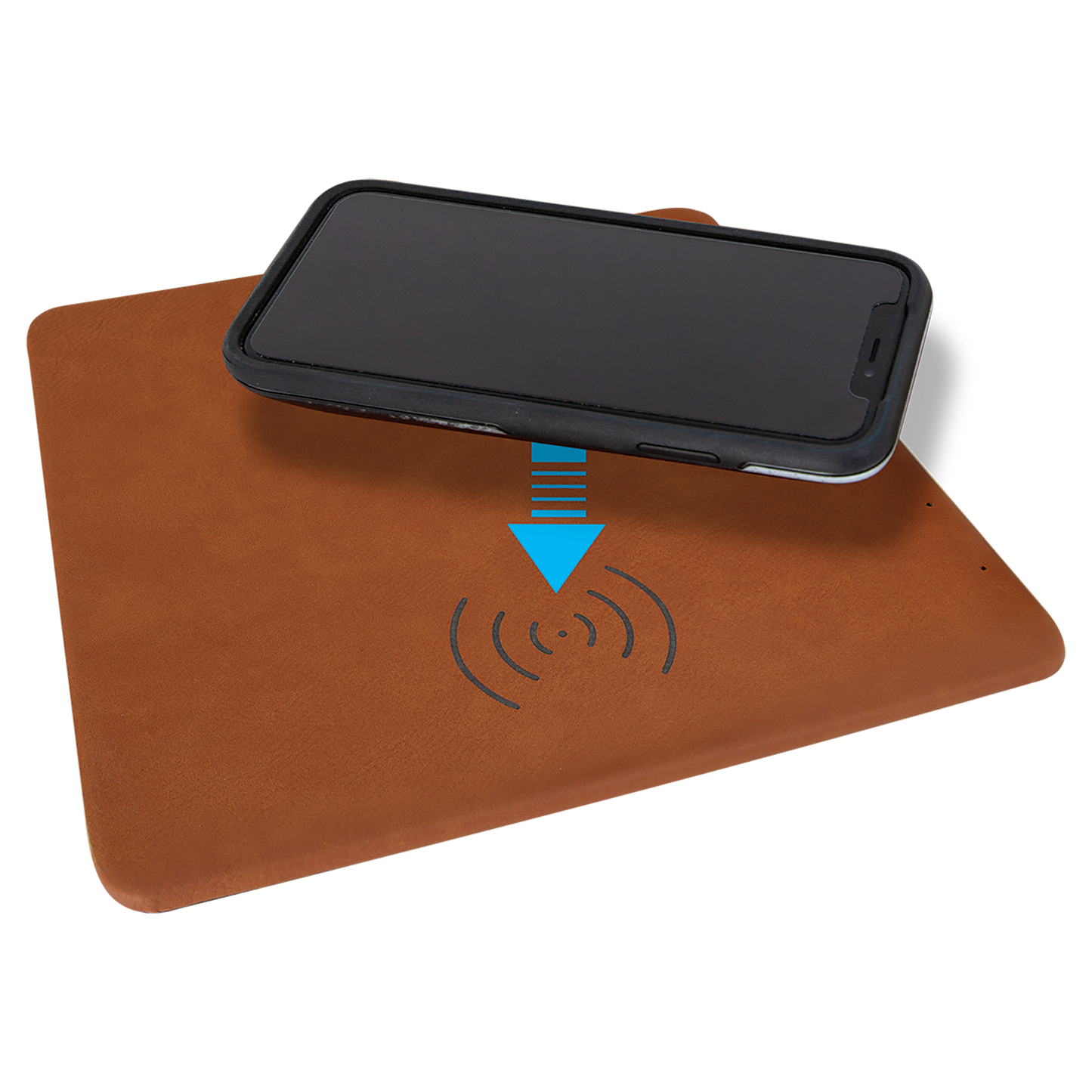 Leatherette Wireless Phone Charging Mat